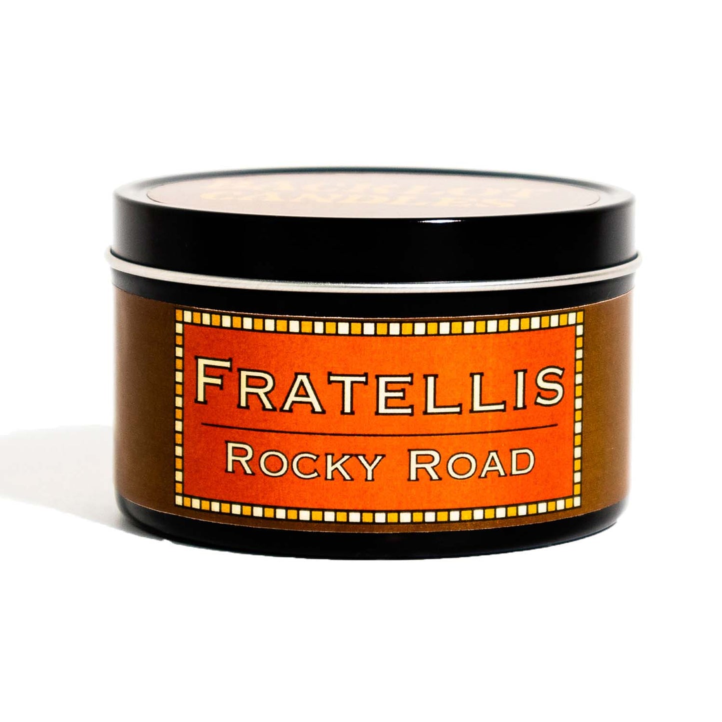 Fratellis candle with Rocky Road scent – chocolate, almond, and coconut