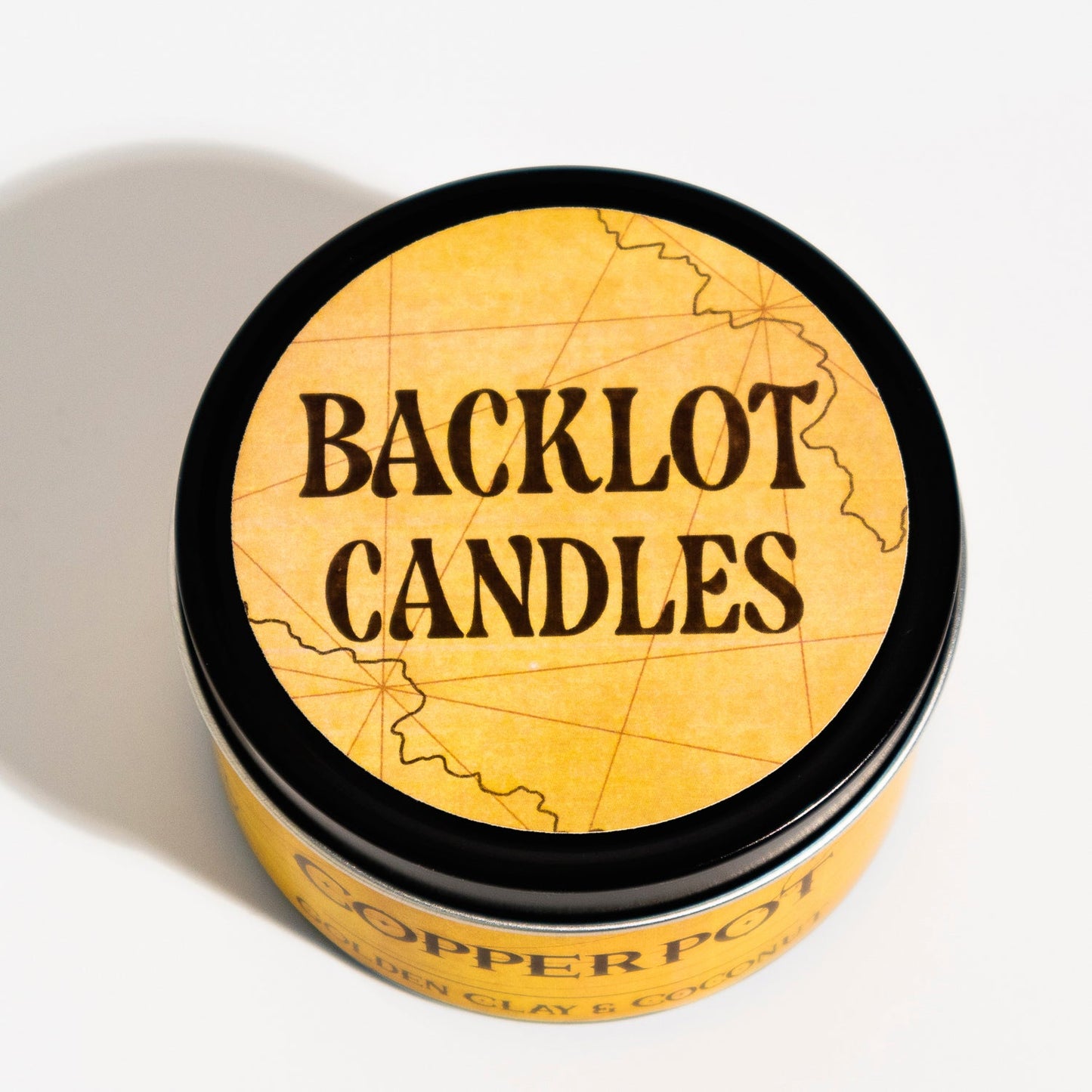 Copperpot Candle - Backlot Candles - Golden Clay and Coconut