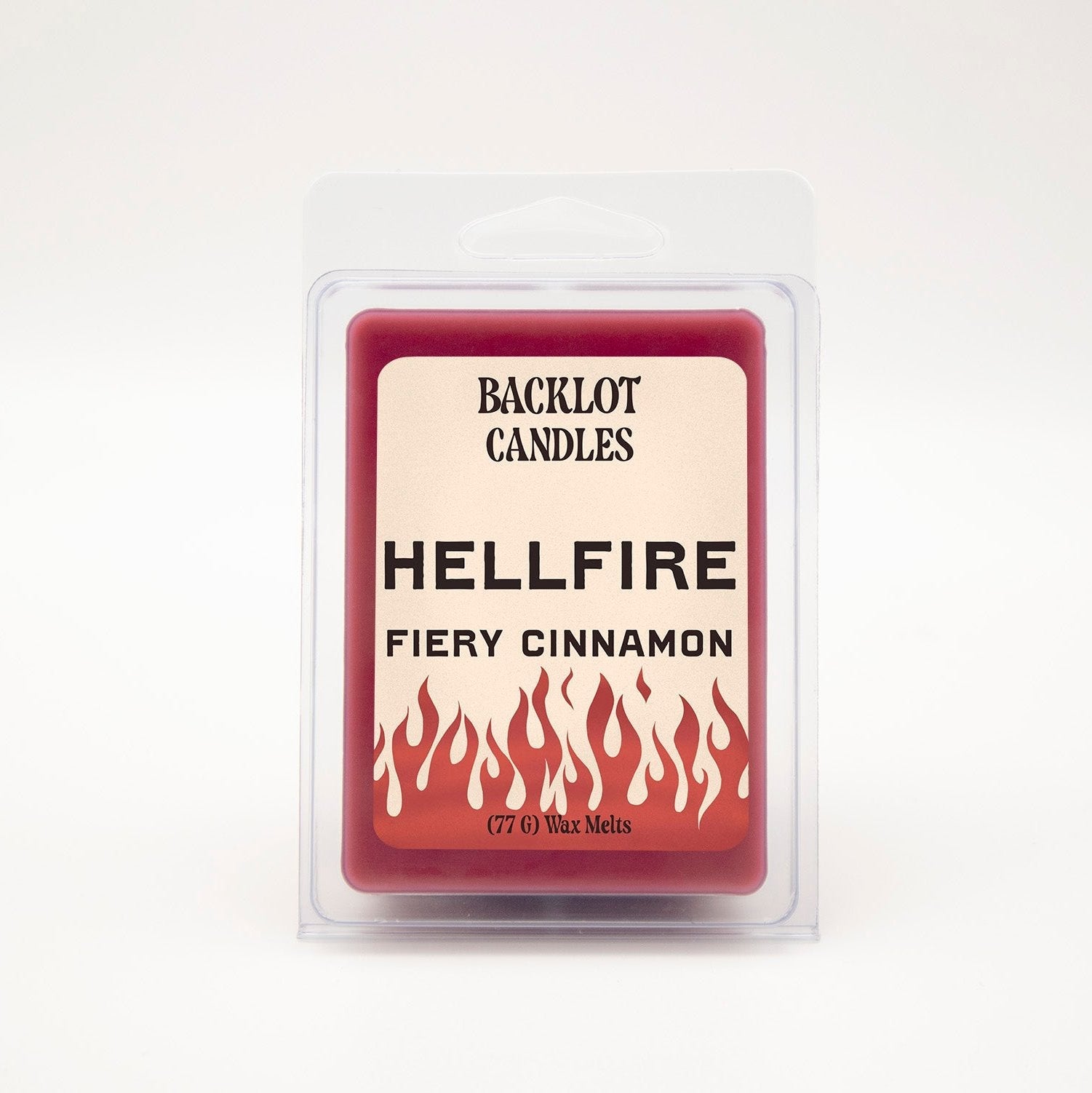 Hellfire Wax Melt - Backlot Candles - Fiery Cinnamon