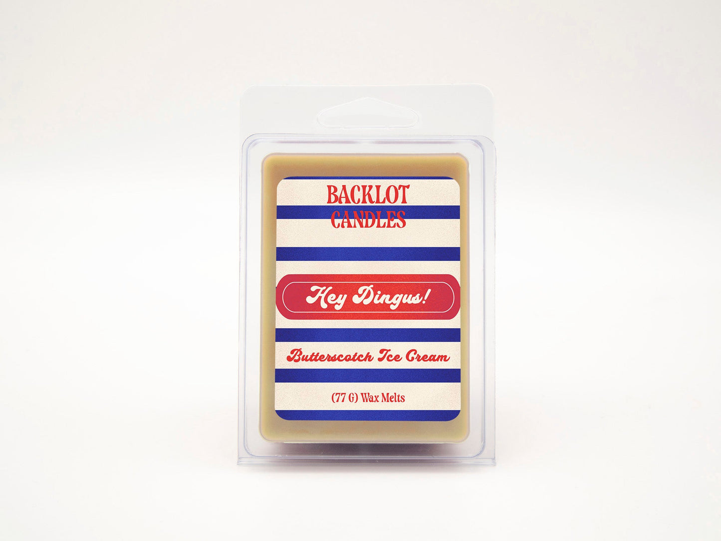 Hey Dingus! Wax Melt - Backlot Candles - Butterscotch Ice Cream