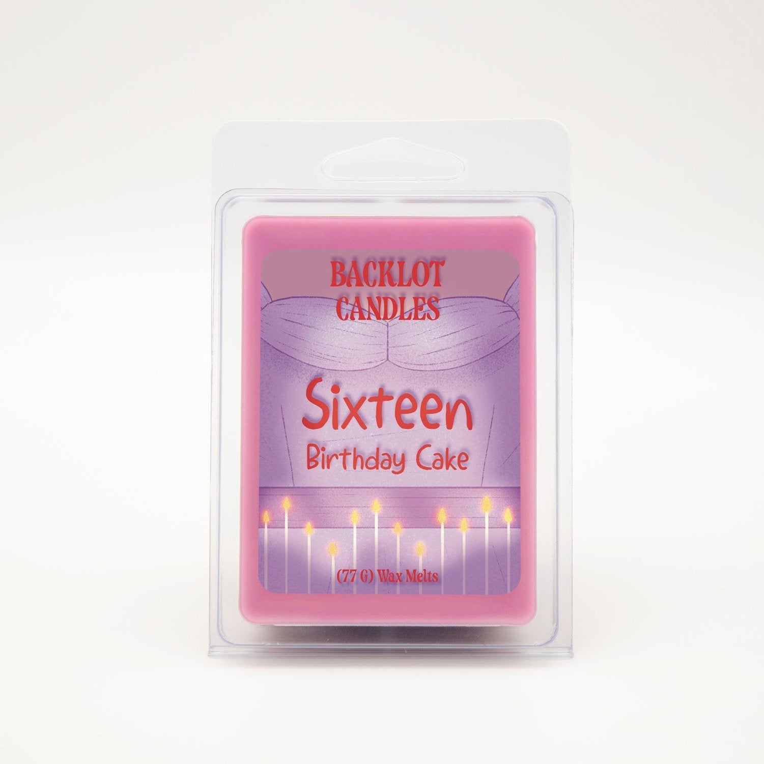 Sixteen Candle Wax Melt - Backlot Candles - Scent: Birthday Cake