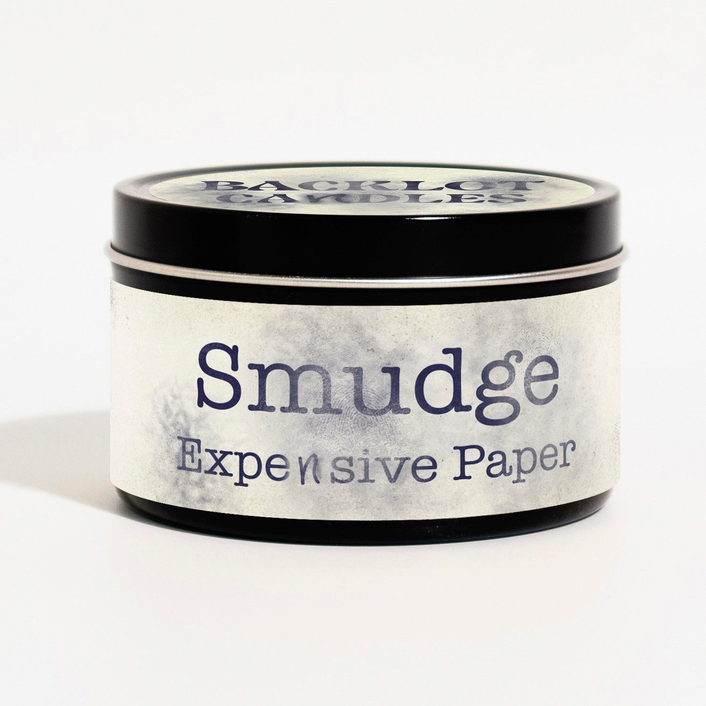 Smudge Candle - Backlot Candles - Scent: Expensive Paper