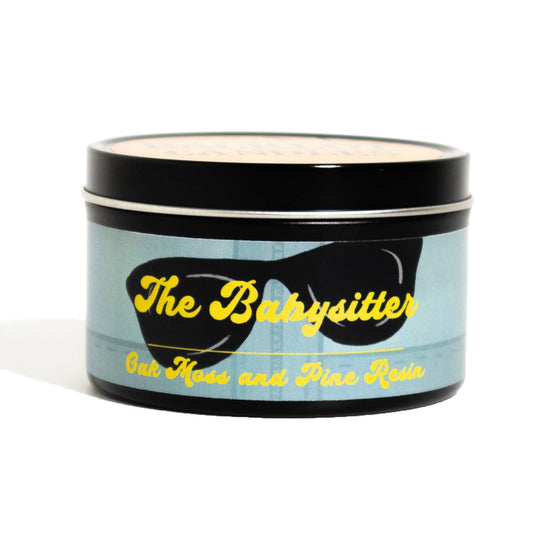 The Babysitter Candle - Backlot Candles - Scent: Oak Moss and Pine Resin