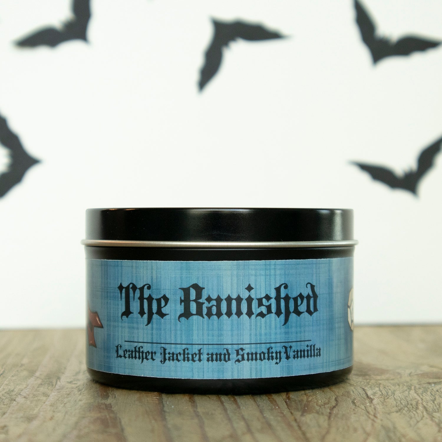 The Banished Candle - Backlot Candles - Leather Jacket and Smoky Vanilla