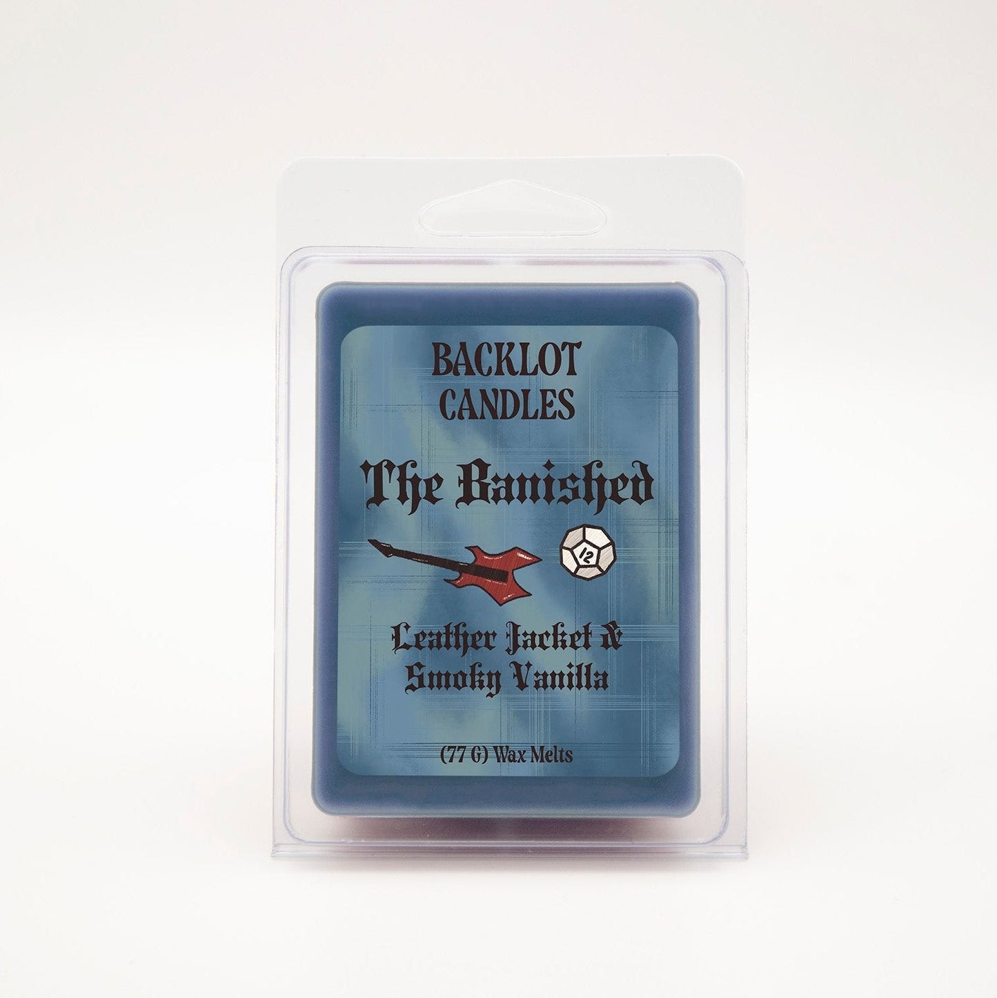 The Banished Wax Melt - Backlot Candles - Leather Jacket and Smoky Vanilla