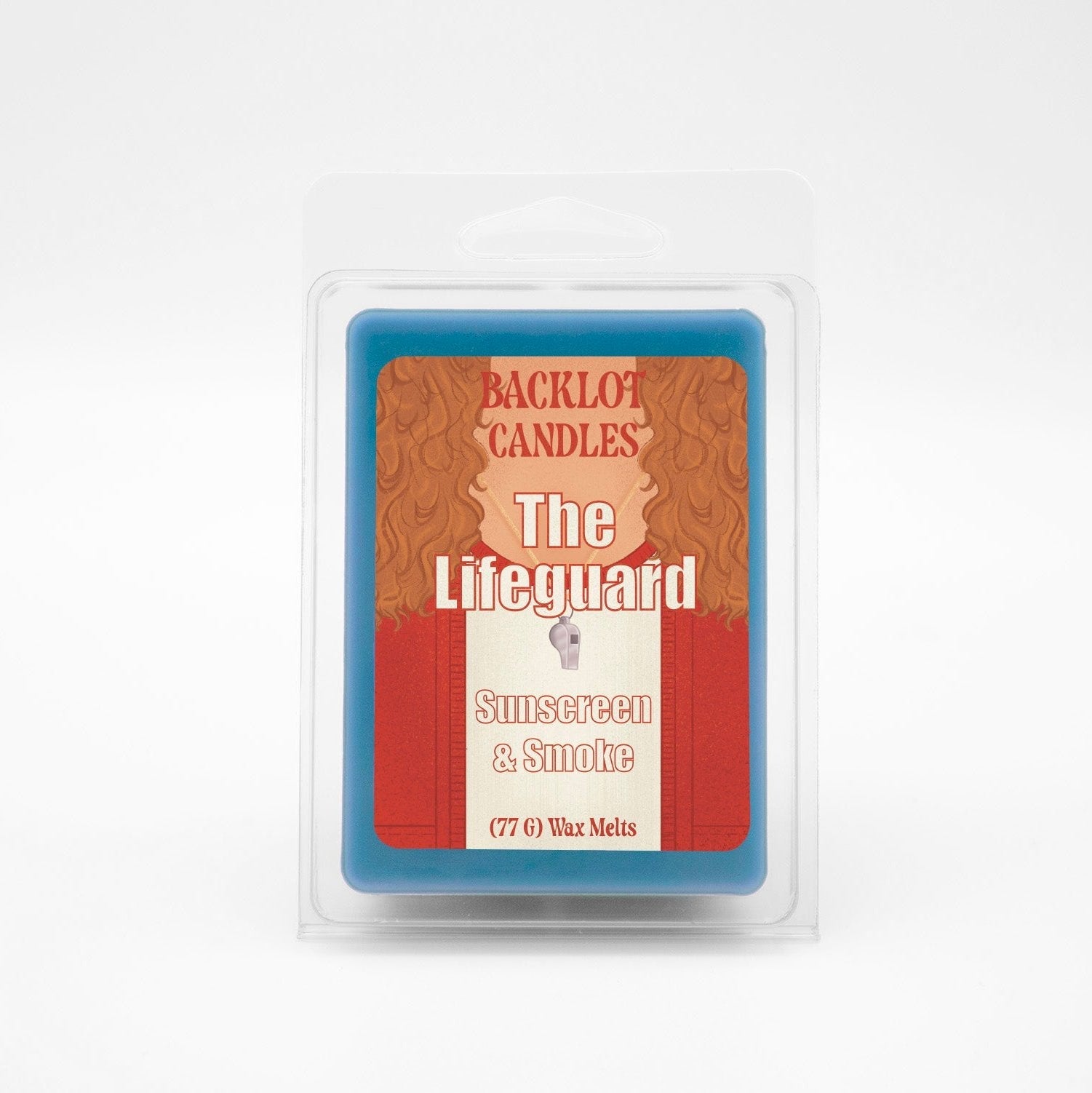 The Lifeguard Wax Melt - Backlot Candles - Sunscreen and Smoke