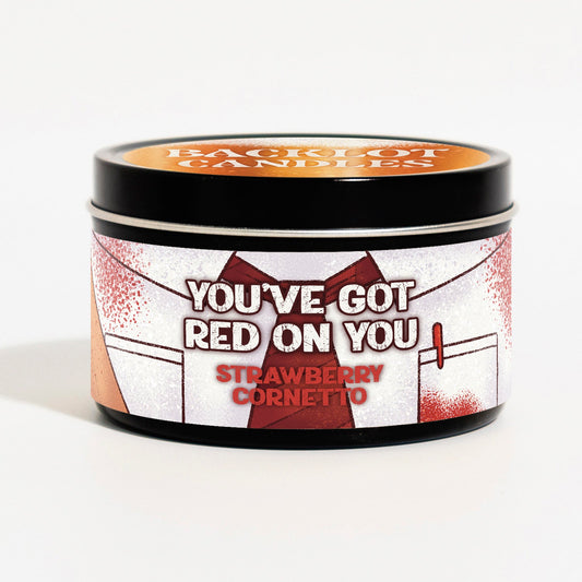 You've Got Red On You Candle - Candle - Backlot Candles